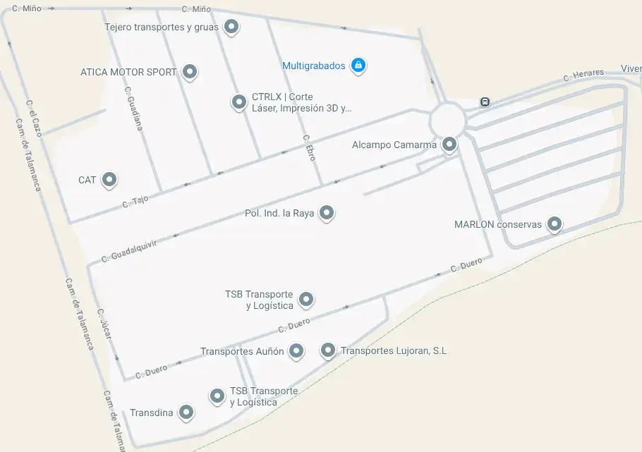 Mapa que muestra la ubicación del negocio